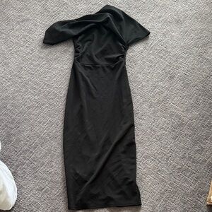 Black One-Shoulder Women’s Dress